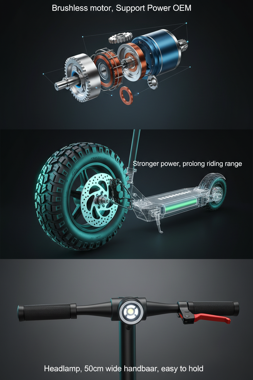 Trottinette électrique - Caractéristiques techniques